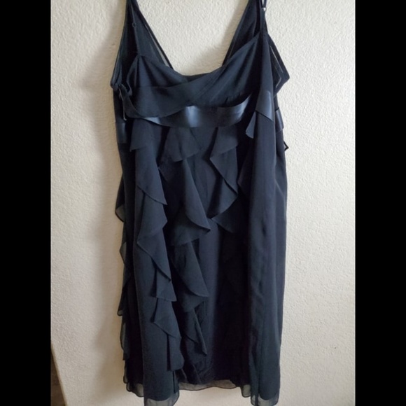 Adrianna Papell Evening Boutique Black Silk Dress - Picture 2 of 5